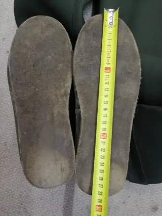 Vadeador de pesca verde