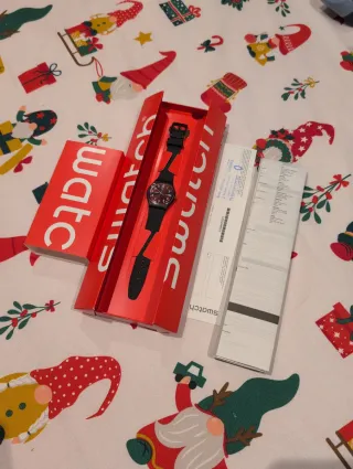 Reloj Swatch SIR RED Negro/Rojo