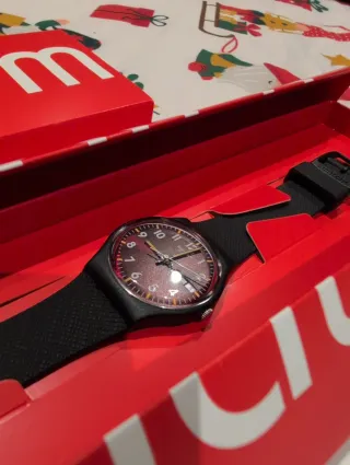 Reloj Swatch SIR RED Negro/Rojo
