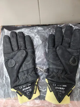 Guantes de bombero Juba. Talla 9.