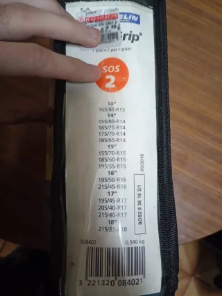 Cadenas Nieve Michelin SOS Grip