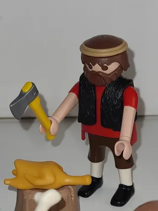 Lote 130. Carnicero playmobil