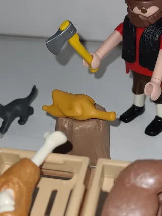 Lote 130. Carnicero playmobil