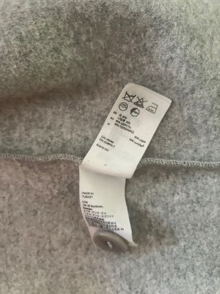 Abrigo COS gris largo lana