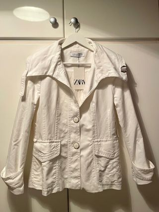 Chaqueta de Zara Blanca Talla L