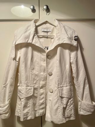 Chaqueta de Zara Blanca Talla L