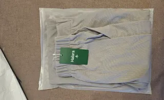 Pantalón Halara gris elástico mujer