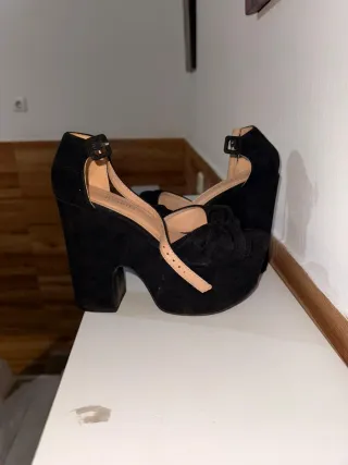 Sandalias PAYMA cuña esparto beige