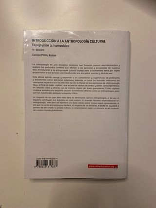 Introducción a la antropología cultural.