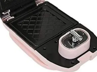 Sandwichera Eléctrica Antiadherente Rosa