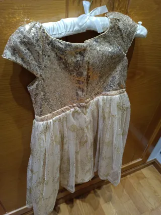 Vestido Bella lentejuelas y tul