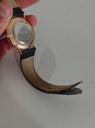 Elegante Reloj Pontina Dorado y Negro