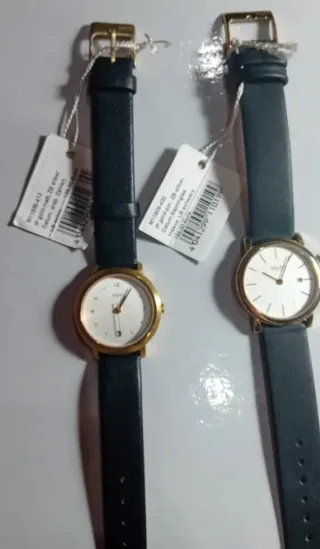 M&M Relojes de Pulsera Oro y Azul