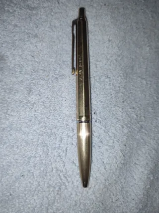 Bolígrafo Vintage Chapado Oro 14K