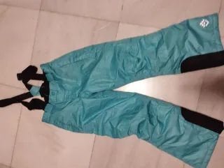 Pantalón de esquí niña azul 122 cm. Talla 7