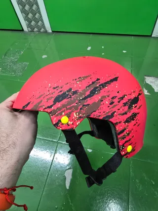 Cascos skate/bici niño rojo y azul