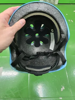 Cascos skate/bici niño rojo y azul