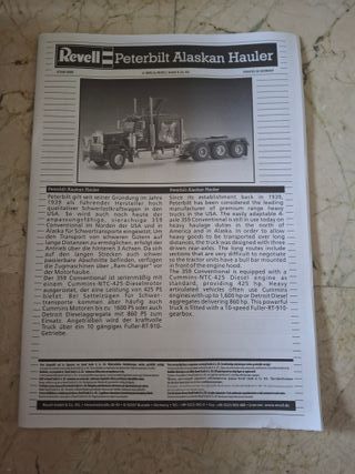 Camión americano Peterbilt Alaskan Hauler 1/25