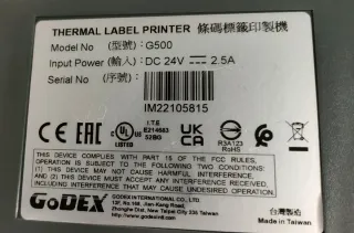 Impresora Térmica Etiquetas Godex G500