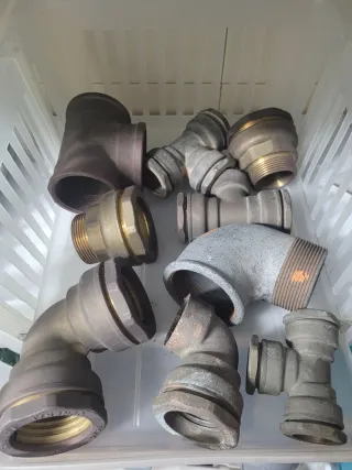 Lote Fontanería Latón Varios Accesorios