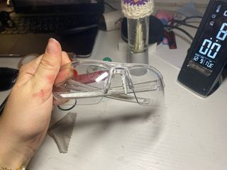 Gafas de protección deportiva + funda