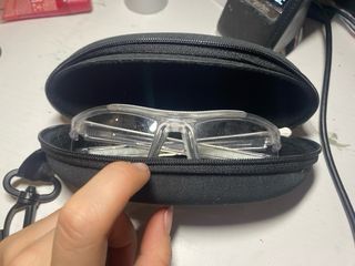 Gafas de protección deportiva + funda