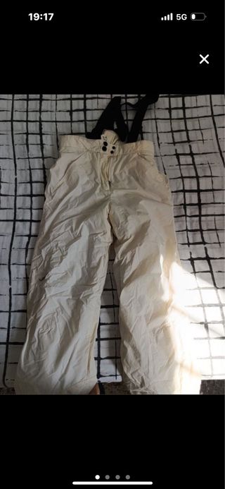 Pantalón de nieve mujer beige