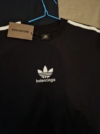 Balenciaga x Adidas Maglia Lunga Nera XS (oversize