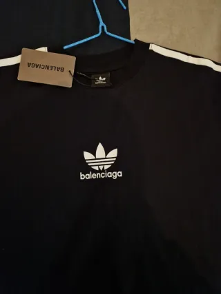 Balenciaga x Adidas Maglia Lunga Nera XS (oversize