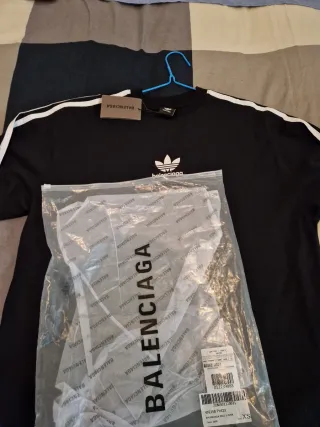 Balenciaga x Adidas Maglia Lunga Nera XS (oversize