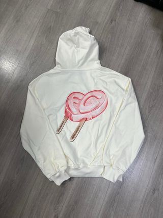 Sudadera Fake Gods Iced Heart Blanca