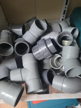 Lote Codos y Conexiones PVC