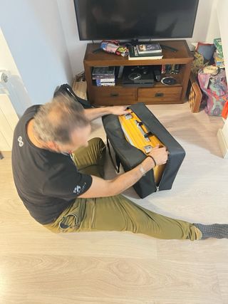 Armonio artesanal de India