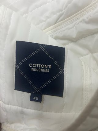 Giacca trapuntata bianca