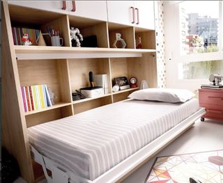 CAMA ABATIBLE CON ARMARIO INCORPORADO