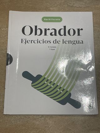Obrador. Lengua castellana 1 Bachillerato