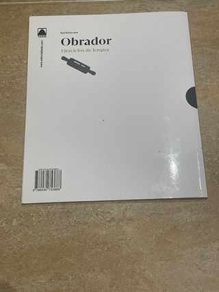 Obrador. Lengua castellana 1 Bachillerato