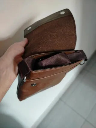 Bolso bandolera marrón