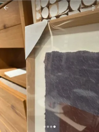 Quadro Kave Home Carta Marrone Grigio