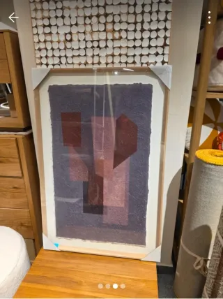 Quadro Kave Home Carta Marrone Grigio