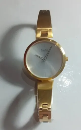 Reloj M&M Dorado y Plateado
