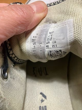 Zapatillas Converse talla 40