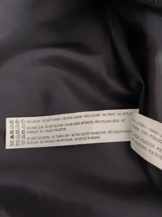 Capa corta gris talla S