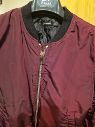 Cazadora Bomber Stradivarius Mujer Morado