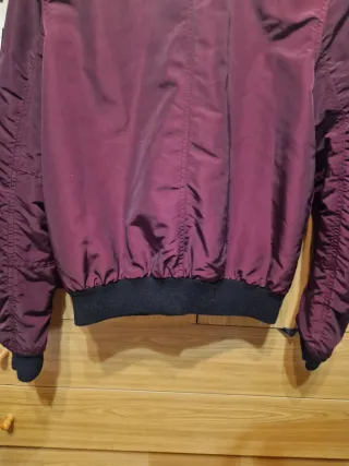Cazadora Bomber Stradivarius Mujer Morado