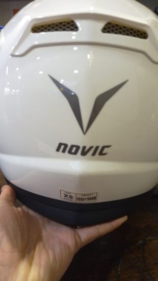 Casco Moto NOVIC Talla XS Blanco Elefante