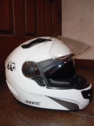 Casco Moto NOVIC Talla XS Blanco