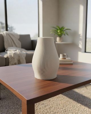 Vaso decorativo bianco