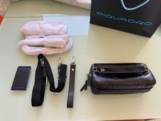 Estuche Piquadro Blue Square Negro. AC2141B2/N.