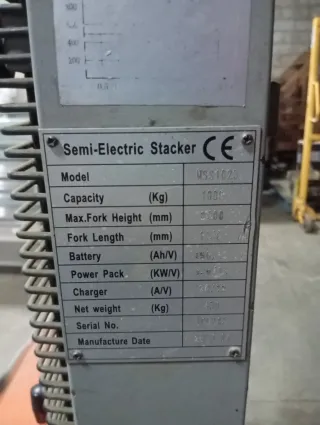 Apilador Traspaleta Eléctrica